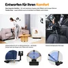 Collage of images showing a woman using a vacuum cleaner, details of the vacuum cleaner, and cleaning a car interior. Anteprima dell’immagine prodotto