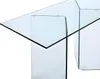 CLARISSA Schreibtisch - gehärtetes Glas - transparente Produktbild-Vorschau 3
