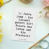 Mr. & Mrs. Panda Postkarte Spruch 19. Geburtstag - Weiß - Produktbild-Vorschau 2
