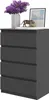 FURNICA - GABRIEL - Commode / Sideboard avec 4 tiroirs - Voir les images du produit 1