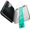 An open package showing a screen protector and an installation guide. Anteprima dell’immagine prodotto