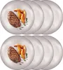 8 Stück Pizzapfannen, Rund Pizzablech 30 cm, Pizzapfannen Produktbild-Vorschau 1