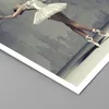 Poster - Poster ohne Rahmen - Ballerina Weiß Wand - 40x40 Produktbild-Vorschau 2