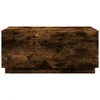 vidaXL Table basse avec lampes LED chêne fumé 90x50x40 cm Voir les images du produit 7