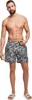 Pánské kraťasy Urban Classics Pattern Swim Shorts tattoo Náhled obrázku produktu 6