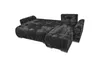 Ecksofa Asti mit Bettkasten in weichem Stoff Schwarz Tilia Produktbild-Vorschau 2