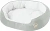 Rundes Bett für Hunde und Katzen 50 x 40 cm - grau Produktbild-Vorschau 3