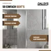 Dalsys Fliesenschiene Eckprofil 250cm x 10mm Schwarz Produktbild-Vorschau 5
