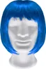 Oblique Unique Perücke Bob Kurzhaar Frisur blau für Damen Produktbild-Vorschau 4
