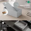 Aufbewahrungsboxen Ordnungsboxen 12er Set aus Vliesstoff – Produktbild-Vorschau 6