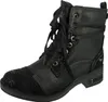 Mustang Damen Boot Stiefelette Prägemuster 7-Loch-Schnürung Produktbild-Vorschau 9