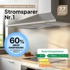 LEVIVO Dunstabzugshaube 90 cm Umluft & Abluft mit 410 m³/h Produktbild-Vorschau 4