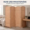 IvoQ Raumteiler – 4 Paneele – 170 x 160 cm – Faltbarer Produktbild-Vorschau 3