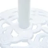 vidaXL Supporto per ombrellone bianco 9 kg 40 cm in ghisa Anteprima dell’immagine prodotto 6