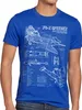style3 74-Z Speeder Bike Herren T-Shirt blaupause endor Produktbild-Vorschau 1