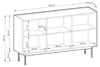 AX LIVING Sideboard Orchis K144 144 cm Modern Funktional Produktbild-Vorschau 7