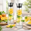 2er Set Glaskaraffe 1,1L mit Fruchtspieß Infuser – Produktbild-Vorschau 9