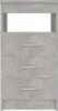 vidaXL Sideboard mit Schubladen Betongrau 40x50x76 cm Produktbild-Vorschau 4