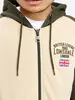 Herren Trainingsanzug schmale Passform STRETTON Olive/Beige Produktbild-Vorschau 5