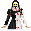 Clown Horror Halloween Costume Creepy Fun Rosso Nero Bianco Anteprima dell’immagine prodotto 5