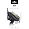Packaging for a SP Connect Wedge Case Set, showing the product attached to a bicycle handlebar. Anteprima dell’immagine prodotto