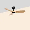 ROWIND Deckenventilator schwarz/Eiche ohne Licht Ø90 Produktbild-Vorschau 5