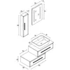 Komplettprogramme Badezimmermöbel Set Karliova 80 cm | Produktbild-Vorschau 3