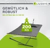 Huśtawka ogrodowa 25591, hamak, ze stelażem, z poduszkami, Podgląd zdjęcia produktu 4