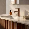 Rubinetto Del Lavabo Rea Foster Basso Rame Spazzolato Anteprima dell’immagine prodotto 3