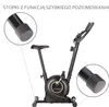 Magnetický stacionárny bicykel, nastaviteľný odpor, čierny Náhľad obrázku produktu 3