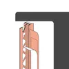 PROTEKTOR 37709 40x PVC Anputzleiste 260cm mit Schutzlippe Produktbild-Vorschau 4
