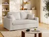 Schlafsofa 3-Sitzer - Cordstoff - Beige - INIZOR Produktbild-Vorschau 2