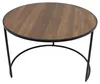 Beistelltisch "Modern" rund Ø 57 cm, Tischplatte furniert Produktbild-Vorschau 5
