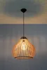 Lampada a sospensione APRILLA in legno 1xE27 15W legna Anteprima dell’immagine prodotto 10