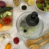 Mastrad Salatschleuder mit Glasschüssel, Borosilikatglas, Produktbild-Vorschau 6