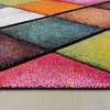 TT Home Wohnzimmer Teppich Bunt Kurzflor Wohnzimmerteppich Produktbild-Vorschau 2
