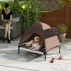 PawHut Hundeliege Outdoor mit Dach, Erhöhtes Hundebett für Produktbild-Vorschau 9