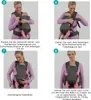 OKWISH Kindertrage Bauchtrage Rückentrage Babytrage Produktbild-Vorschau 7