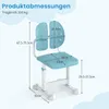 GOPLUS Schreibtischstuhl Kinder, höhenverstellbare Produktbild-Vorschau 6