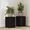 vidaXL Plantenstandaard, 2 stuks, zwart, eikenhoutlook, 25 Productafbeelding-voorbeeld 2