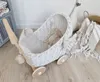 WikliBOX - Poppenwagen, wit, vintage – Gemaakt van wilg, Productafbeelding-voorbeeld 4