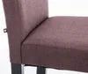 TPFLiving 2er Set Esszimmerstuhl Ines Stoff Gestell Holz Produktbild-Vorschau 6
