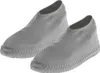 A pair of gray waterproof shoe covers with textured soles. Náhľad obrázku produktu