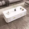 Sweiko Couchtisch mit Schubladen, geschwungenen Ecken, Produktbild-Vorschau 4