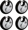 BASI - Rundbügel-Vorhangschloss - SET - 4x RVS 610W - 70 mm Produktbild-Vorschau 1