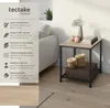 Table d’appoint DERBY 45,5x45,5x55,5cm - Bois clair Voir les images du produit 2