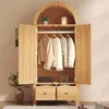 Armadio Flieks con intreccio in rattan, armadio guardaroba Anteprima dell’immagine prodotto 2