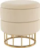 Hocker Zero 500 Elfenbein / Gold Produktbild-Vorschau 1