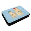 Mr. & Mrs. Panda Federtasche Bären mit Blumenkranz - Blau Produktbild-Vorschau 3