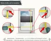 Diagram showing how to measure a window for ordering blinds. Produktbild-Vorschau